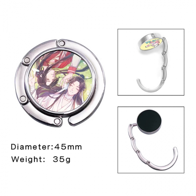 Heavenly Official Blessing Anime folding bag hanger table edge bag hook 45mm