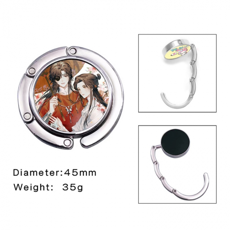 Heavenly Official Blessing Anime folding bag hanger table edge bag hook 45mm