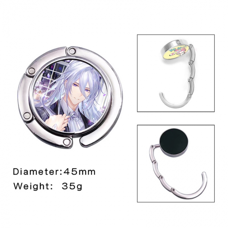 For All Time Anime folding bag hanger table edge bag hook 45mm