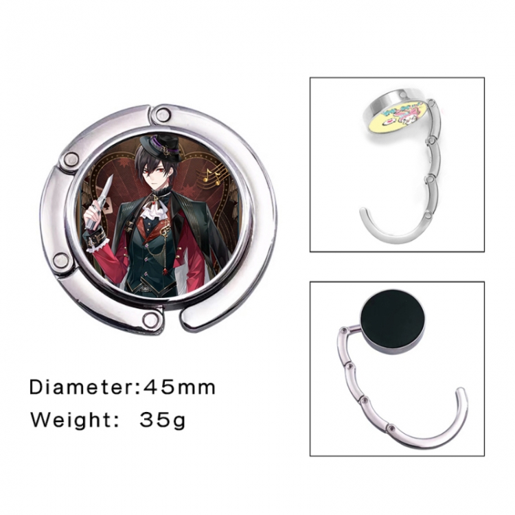 For All Time Anime folding bag hanger table edge bag hook 45mm