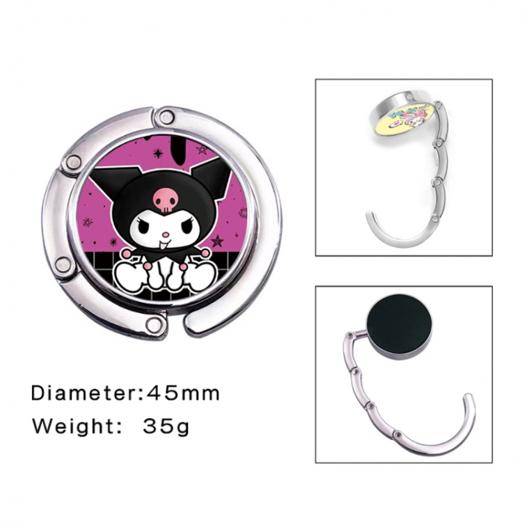 sanrio Anime folding bag hanger table edge bag hook 45mm