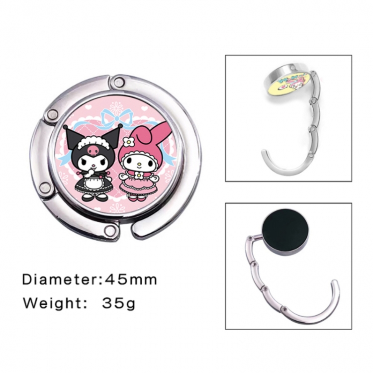 sanrio Anime folding bag hanger table edge bag hook 45mm