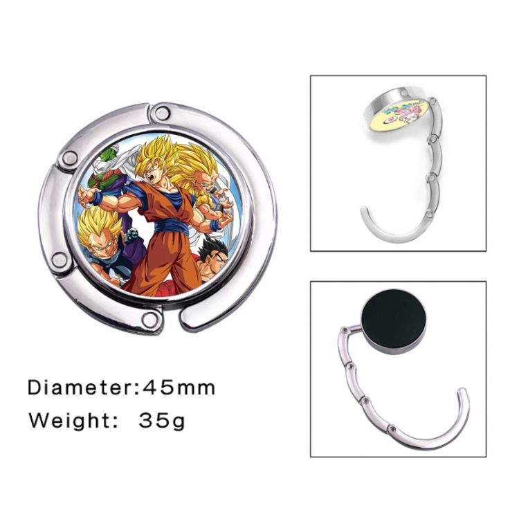 DRAGON BALL Anime folding bag hanger table edge bag hook 45mm