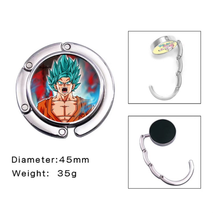 DRAGON BALL Anime folding bag hanger table edge bag hook 45mm