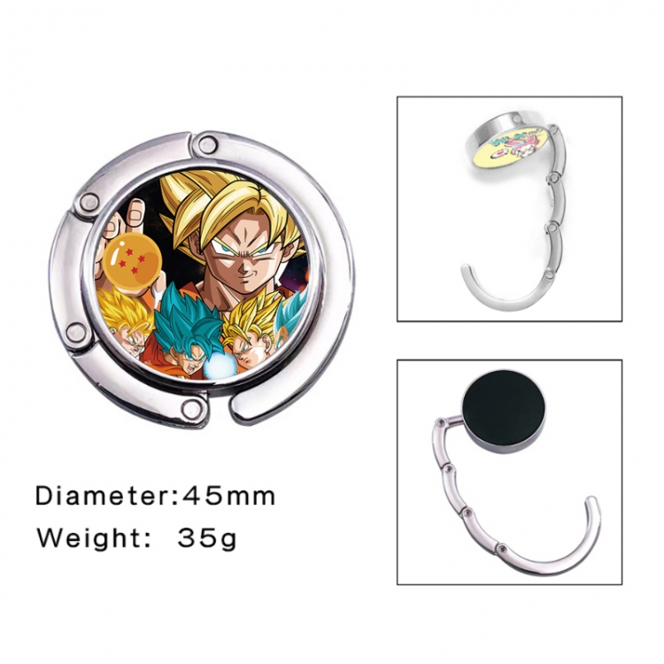 DRAGON BALL Anime folding bag hanger table edge bag hook 45mm