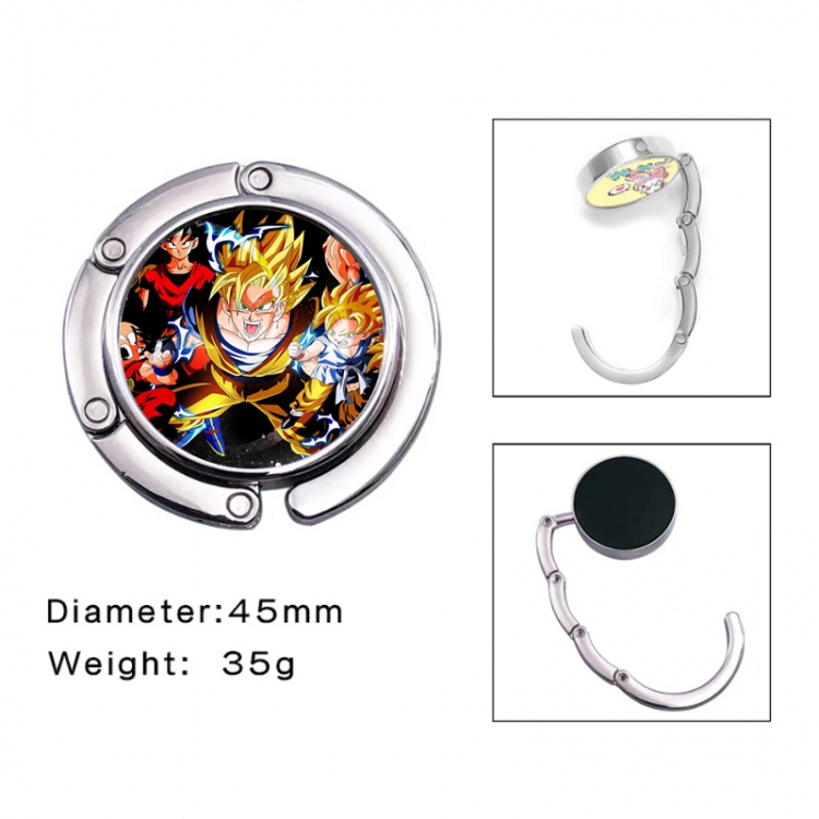 DRAGON BALL Anime folding bag hanger table edge bag hook 45mm