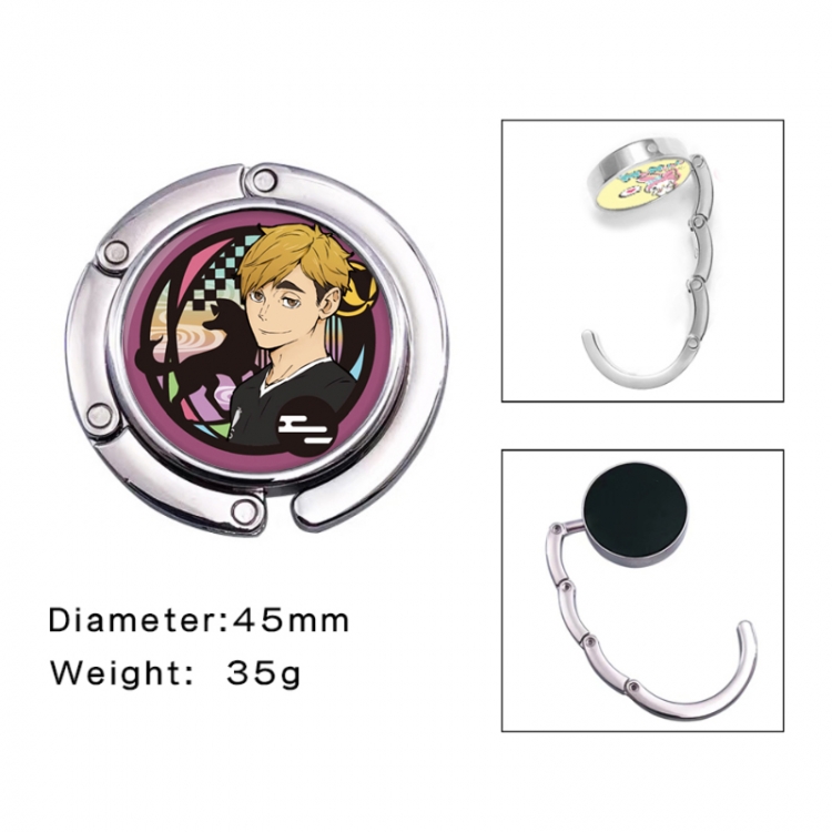 Haikyuu!! Anime folding bag hanger table edge bag hook 45mm