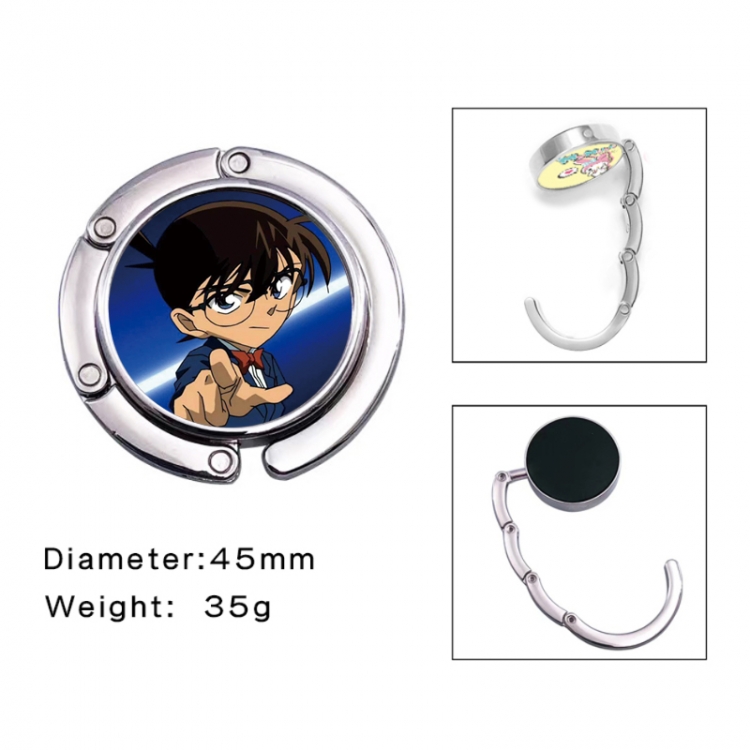 Detective conan Anime folding bag hanger table edge bag hook 45mm