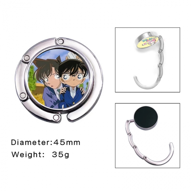 Detective conan Anime folding bag hanger table edge bag hook 45mm