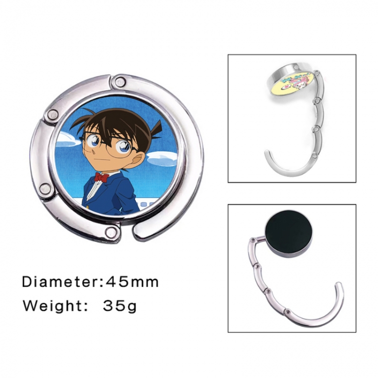 Detective conan Anime folding bag hanger table edge bag hook 45mm