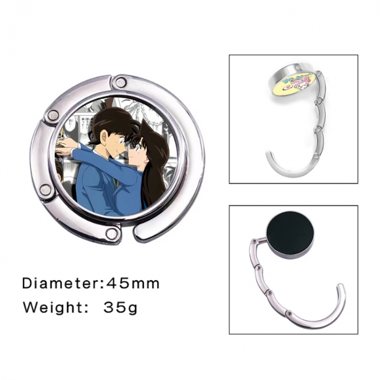 Detective conan Anime folding bag hanger table edge bag hook 45mm