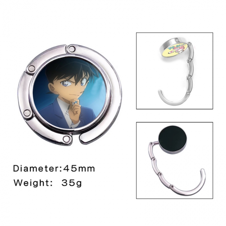 Detective conan Anime folding bag hanger table edge bag hook 45mm