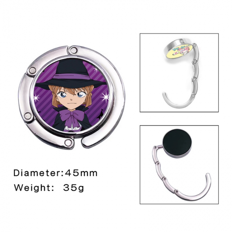 Detective conan Anime folding bag hanger table edge bag hook 45mm