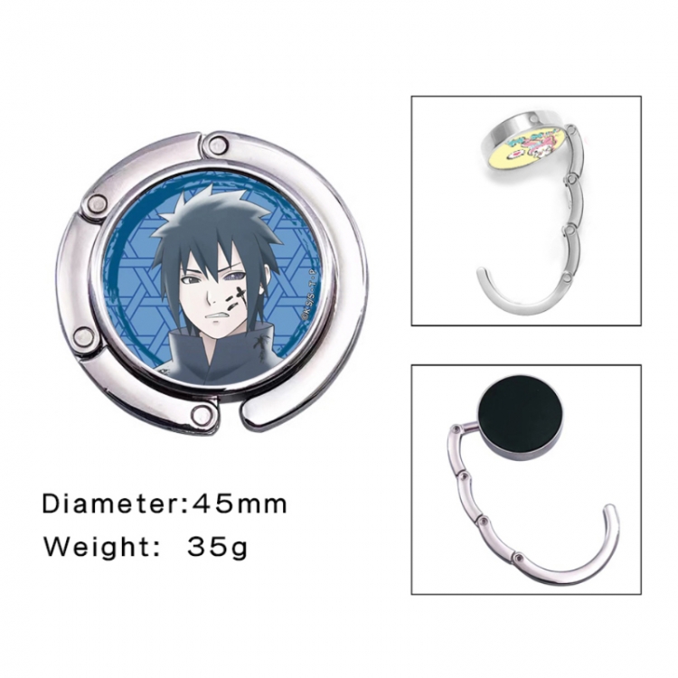 Naruto Anime folding bag hanger table edge bag hook 45mm