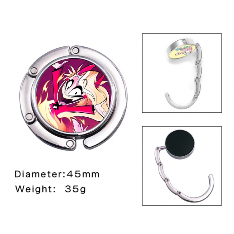 Hazbin Hotel Anime folding bag hanger table edge bag hook 45mm