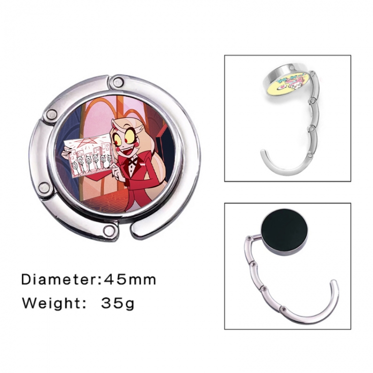 Hazbin Hotel Anime folding bag hanger table edge bag hook 45mm