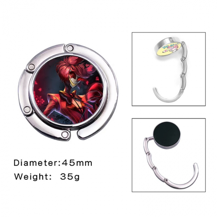 Hazbin Hotel Anime folding bag hanger table edge bag hook 45mm