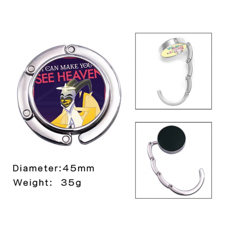 Hazbin Hotel Anime folding bag hanger table edge bag hook 45mm