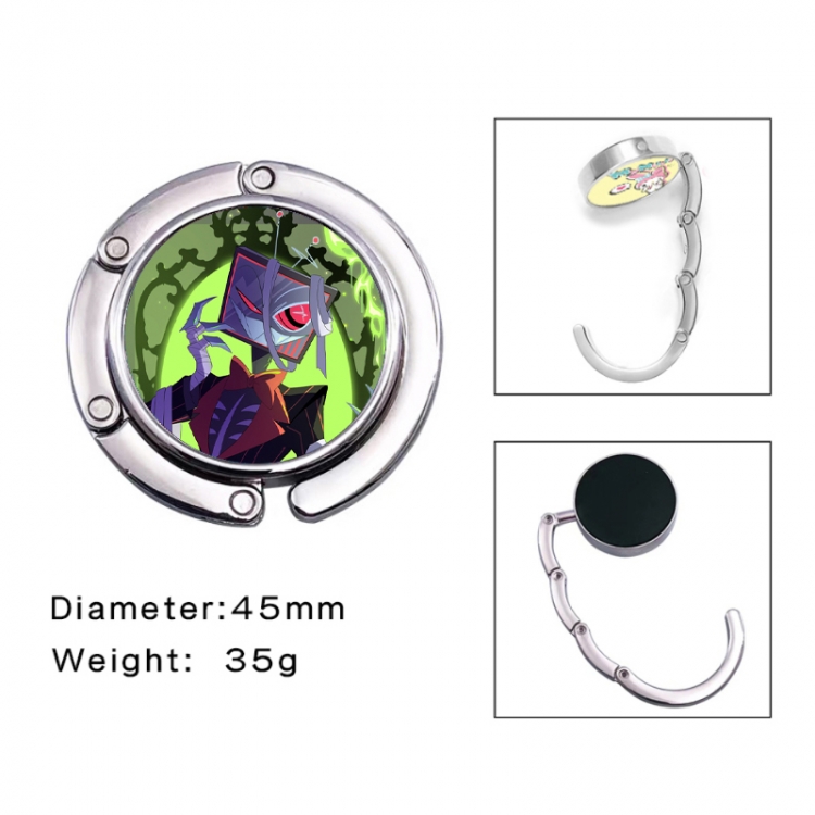 Hazbin Hotel Anime folding bag hanger table edge bag hook 45mm