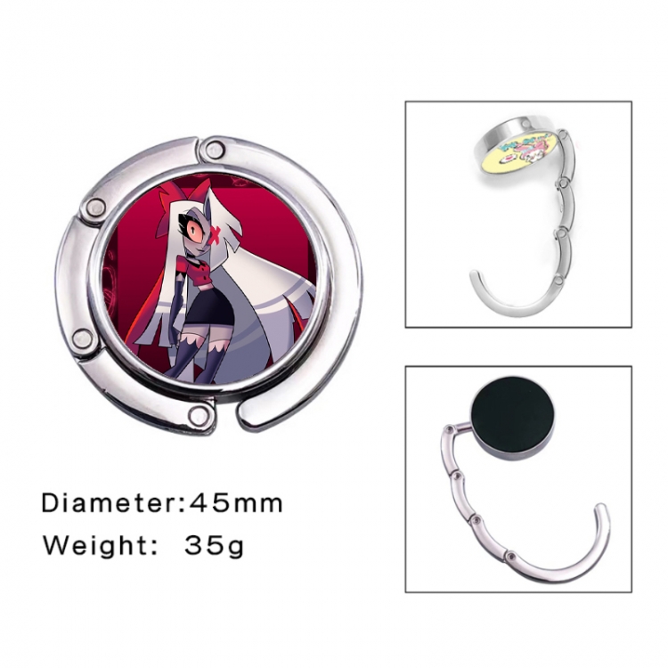 Hazbin Hotel Anime folding bag hanger table edge bag hook 45mm