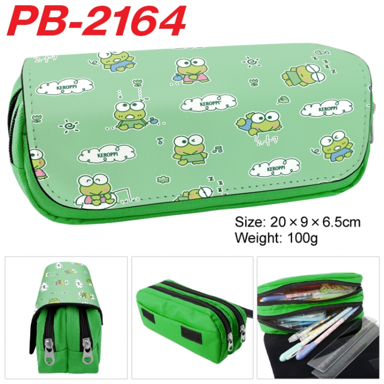 sanrio Anime double-layer pu leather printing pencil case 20x9x6.5cm PB-2164