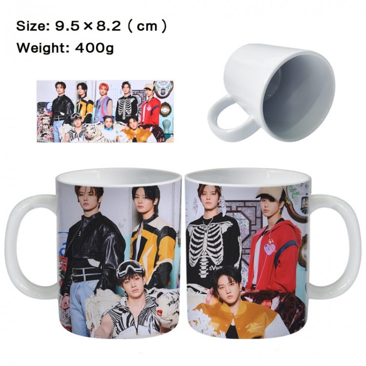 straykids Anime peripheral ceramic cup tea cup drinking cup 9.5X8.2cm