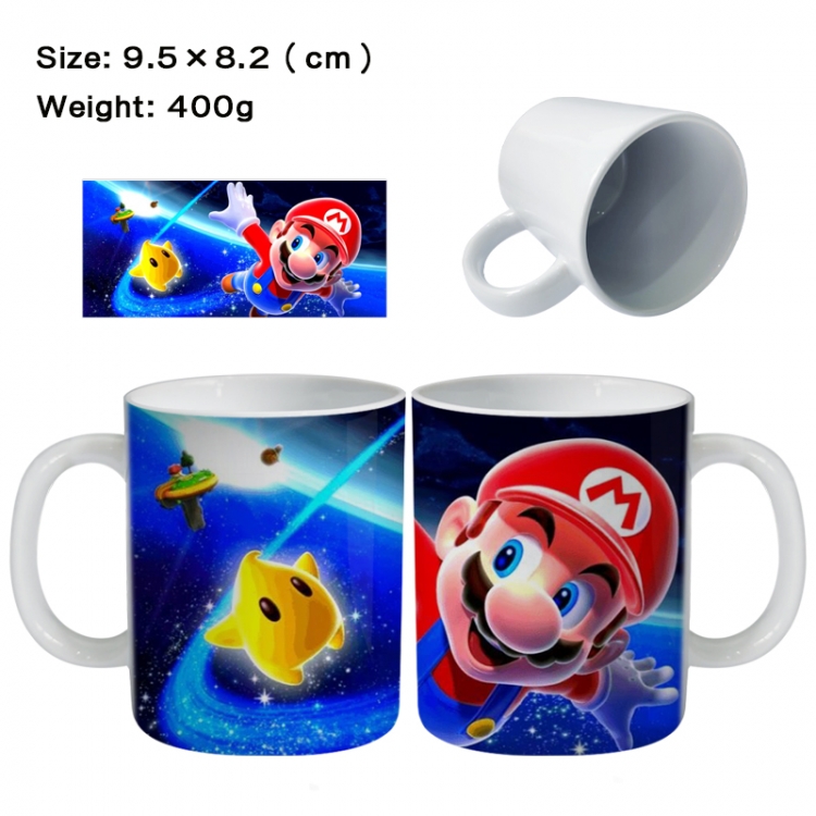 Super Mario Anime peripheral ceramic cup tea cup drinking cup 9.5X8.2cm