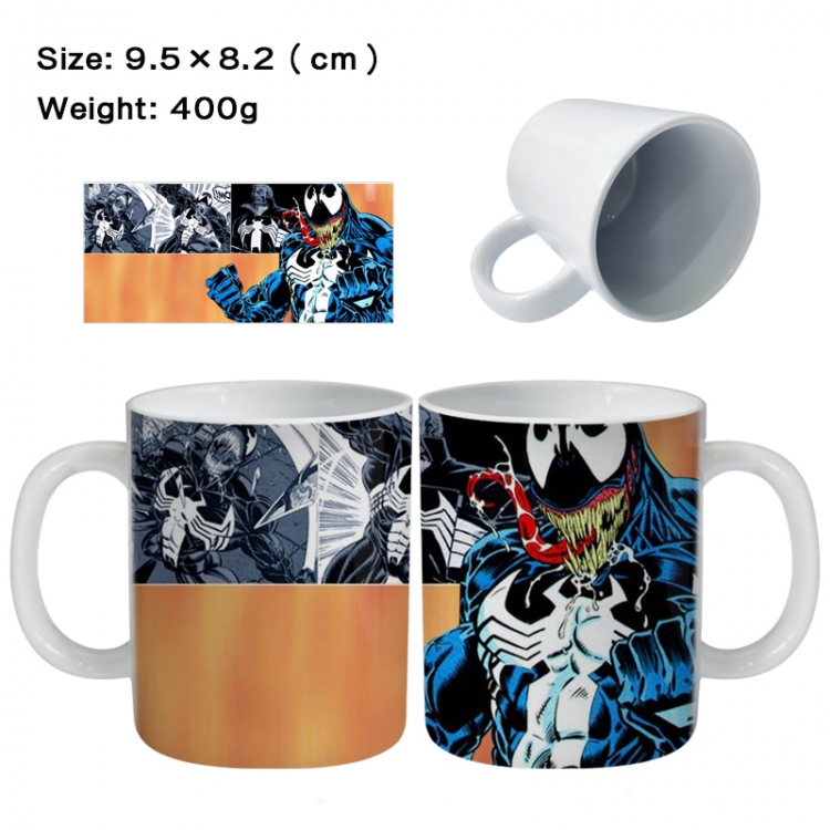 venom Anime peripheral ceramic cup tea cup drinking cup 9.5X8.2cm