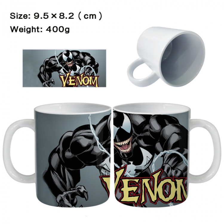 venom Anime peripheral ceramic cup tea cup drinking cup 9.5X8.2cm