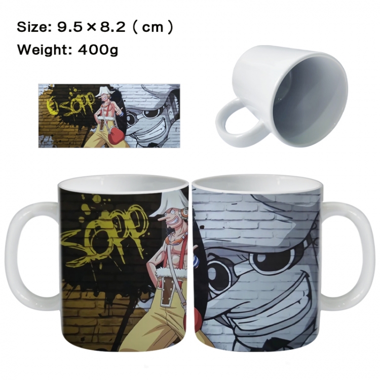 One Piece Anime peripheral ceramic cup tea cup drinking cup 9.5X8.2cm