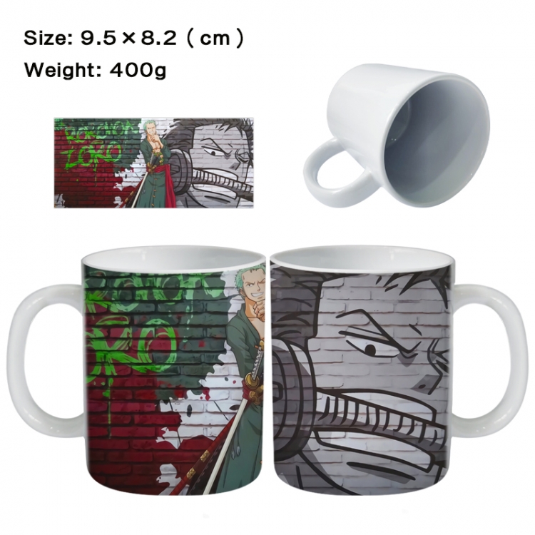 One Piece Anime peripheral ceramic cup tea cup drinking cup 9.5X8.2cm