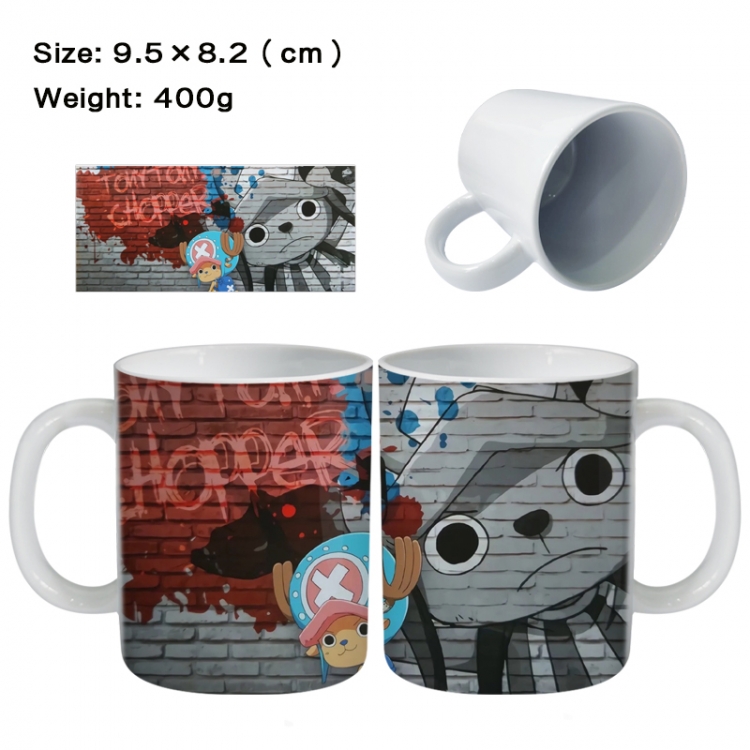 One Piece Anime peripheral ceramic cup tea cup drinking cup 9.5X8.2cm