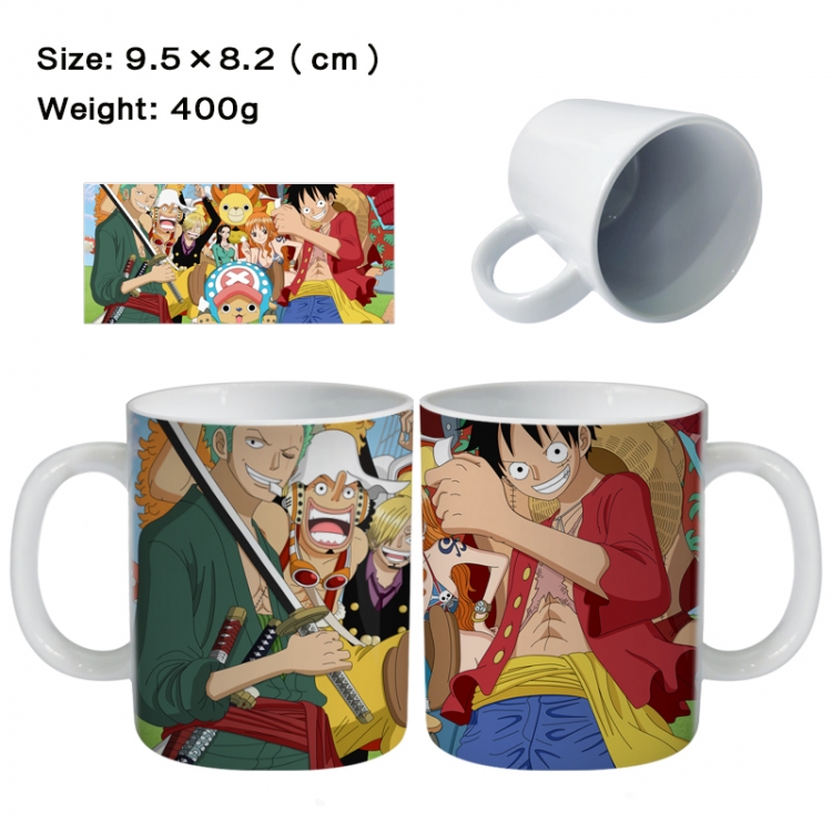 One Piece Anime peripheral ceramic cup tea cup drinking cup 9.5X8.2cm