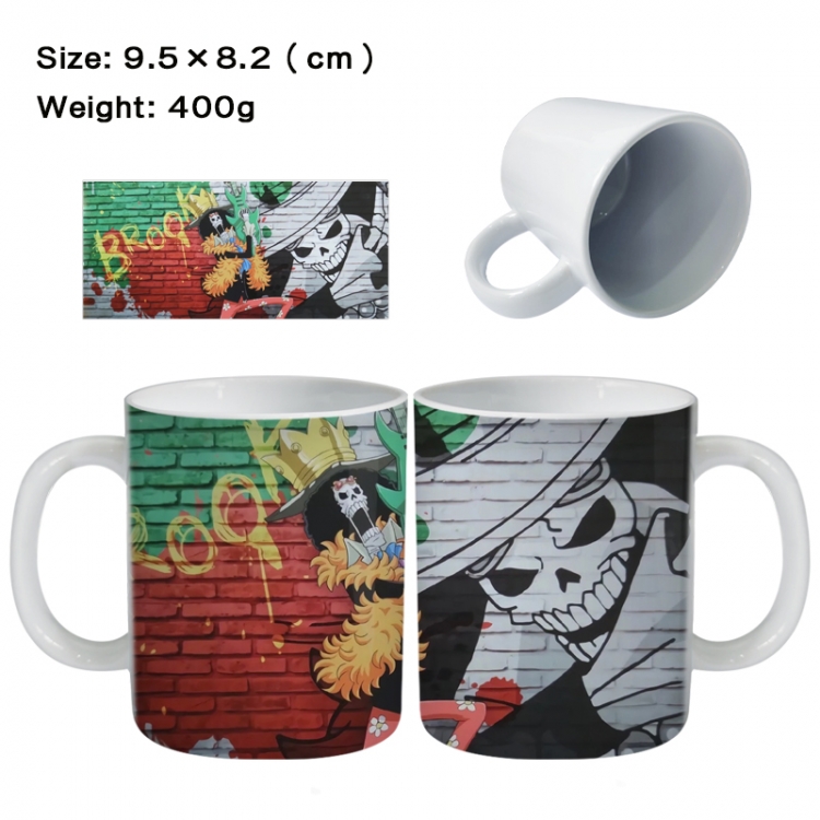 One Piece Anime peripheral ceramic cup tea cup drinking cup 9.5X8.2cm