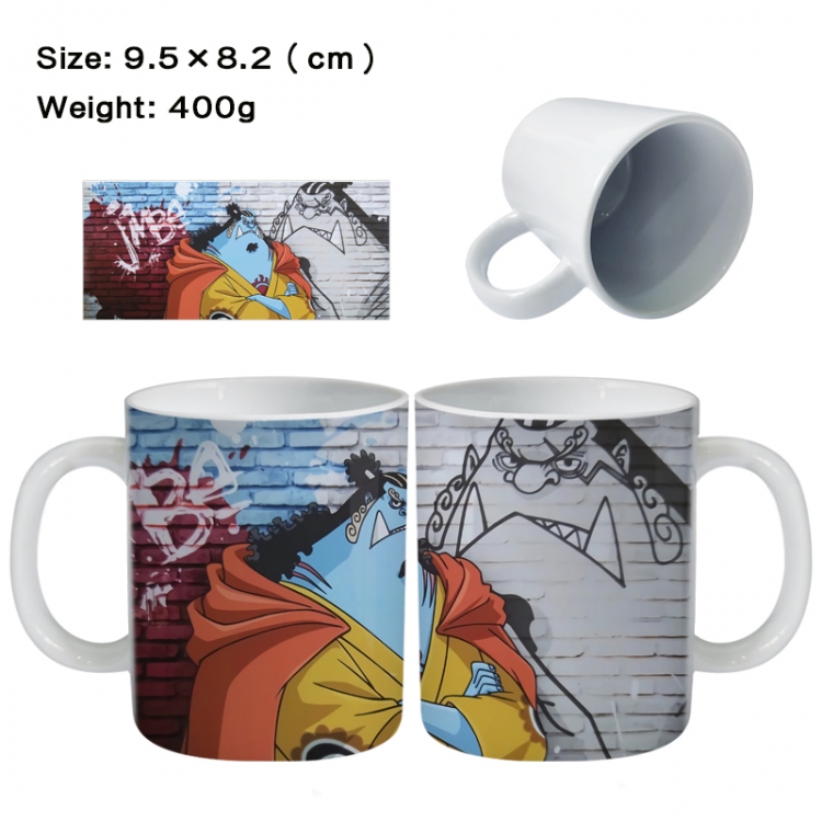 One Piece Anime peripheral ceramic cup tea cup drinking cup 9.5X8.2cm