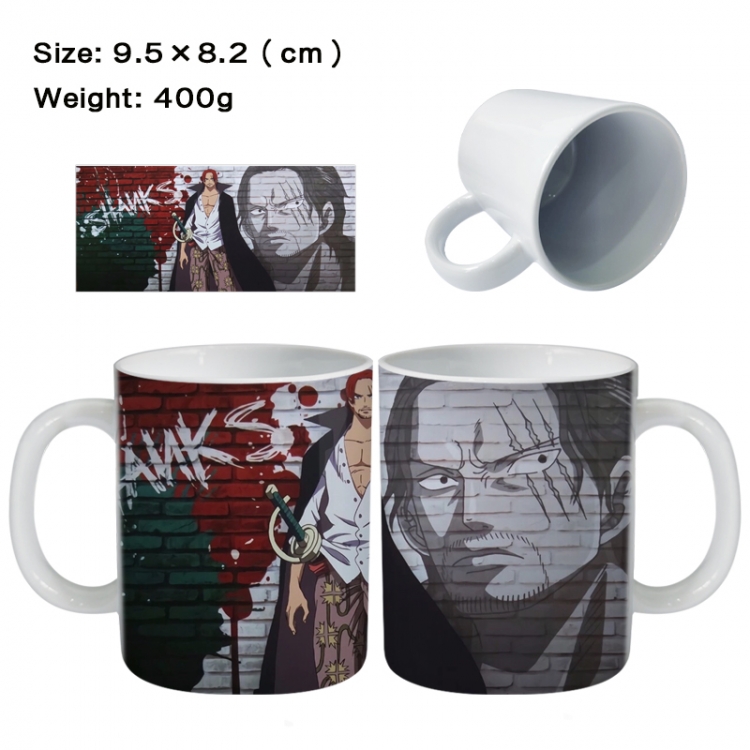 One Piece Anime peripheral ceramic cup tea cup drinking cup 9.5X8.2cm