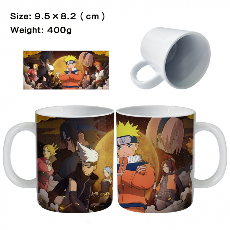 Naruto Anime peripheral ceramic cup tea cup drinking cup 9.5X8.2cm