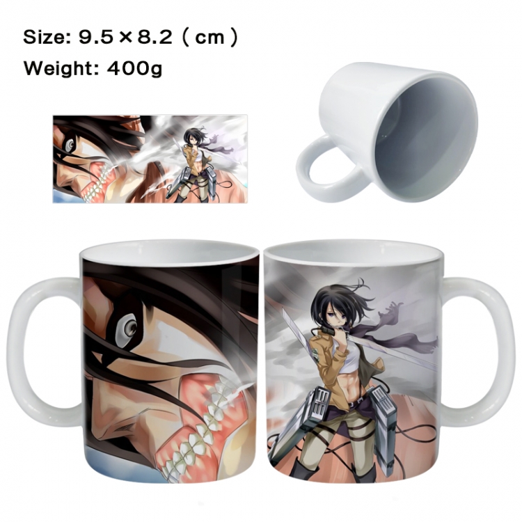 Shingeki no Kyojin Anime peripheral ceramic cup tea cup drinking cup 9.5X8.2cm