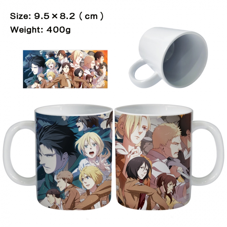 Shingeki no Kyojin Anime peripheral ceramic cup tea cup drinking cup 9.5X8.2cm