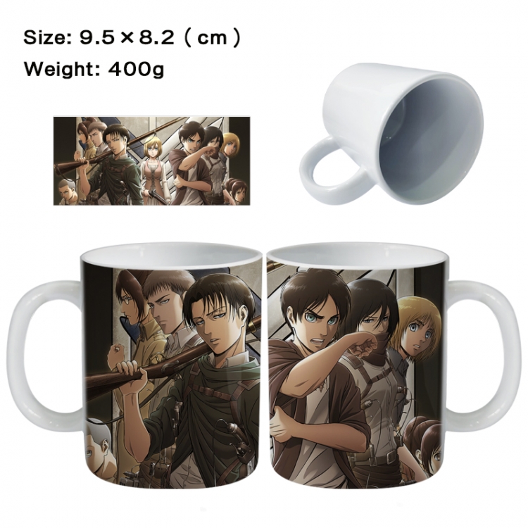 Shingeki no Kyojin Anime peripheral ceramic cup tea cup drinking cup 9.5X8.2cm