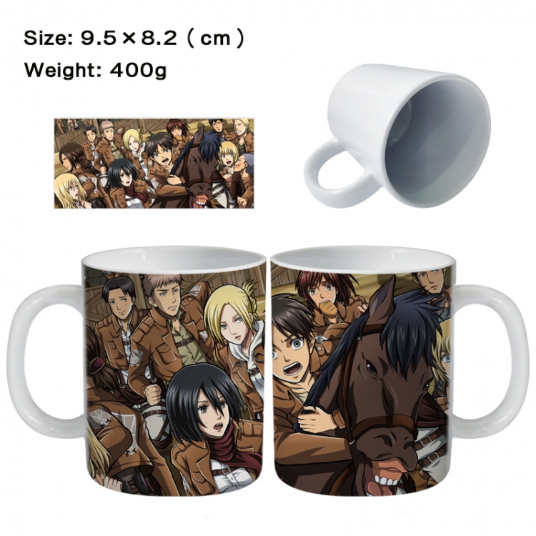 Shingeki no Kyojin Anime peripheral ceramic cup tea cup drinking cup 9.5X8.2cm