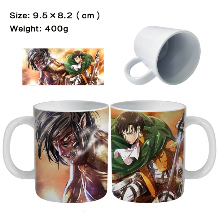 Shingeki no Kyojin Anime peripheral ceramic cup tea cup drinking cup 9.5X8.2cm