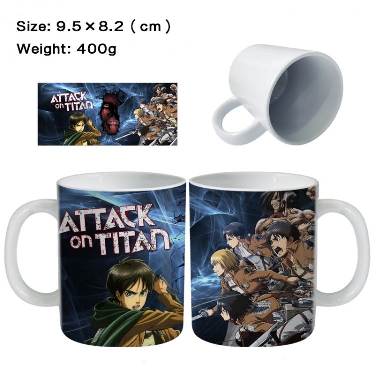 Shingeki no Kyojin Anime peripheral ceramic cup tea cup drinking cup 9.5X8.2cm