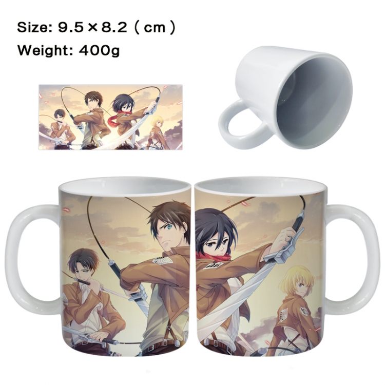 Shingeki no Kyojin Anime peripheral ceramic cup tea cup drinking cup 9.5X8.2cm