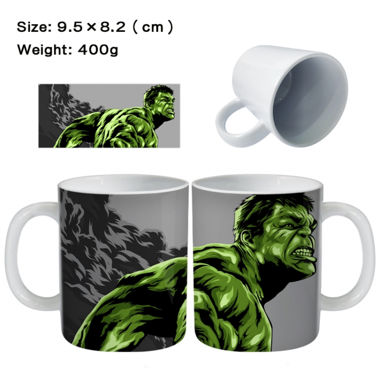 The Hulk Anime peripheral ceramic cup tea cup drinking cup 9.5X8.2cm