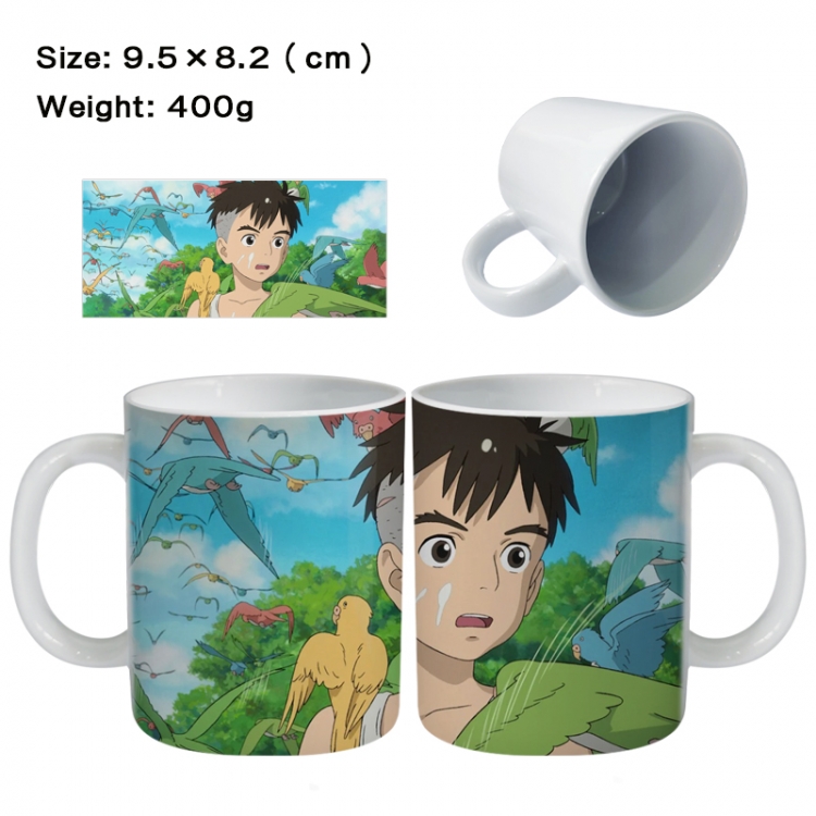 The Boy and the Heron Anime peripheral ceramic cup tea cup drinking cup 9.5X8.2cm