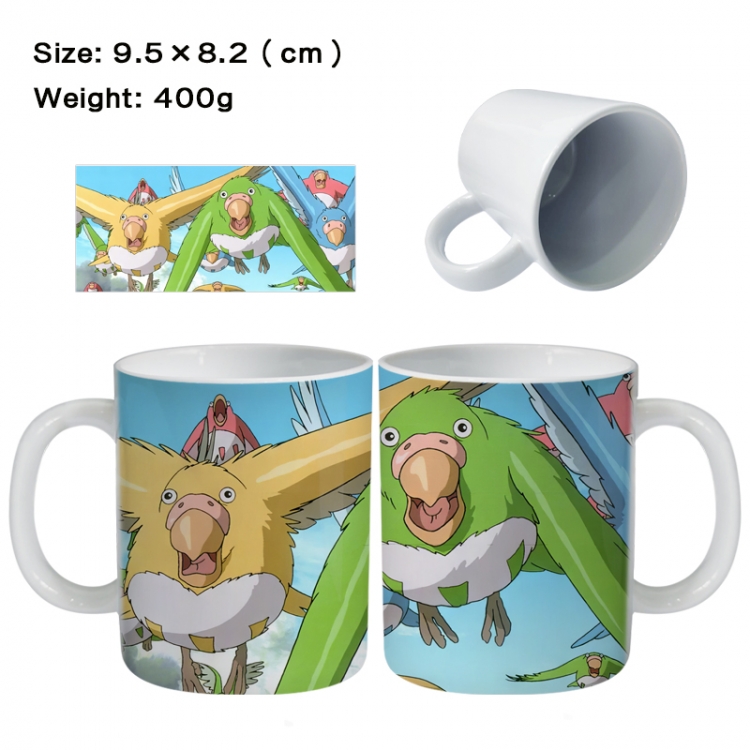 The Boy and the Heron Anime peripheral ceramic cup tea cup drinking cup 9.5X8.2cm