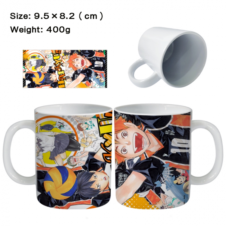 Haikyuu!! Anime peripheral ceramic cup tea cup drinking cup 9.5X8.2cm