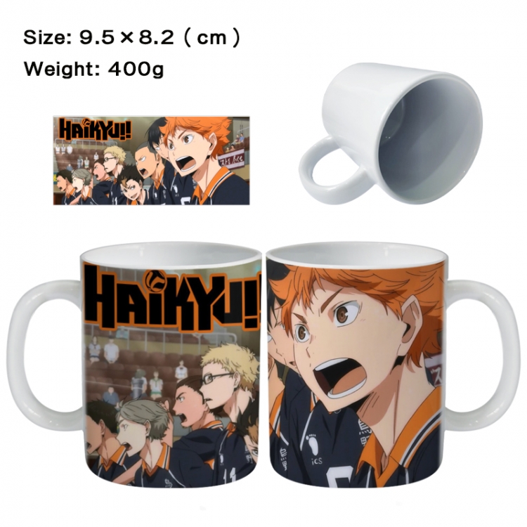 Haikyuu!! Anime peripheral ceramic cup tea cup drinking cup 9.5X8.2cm