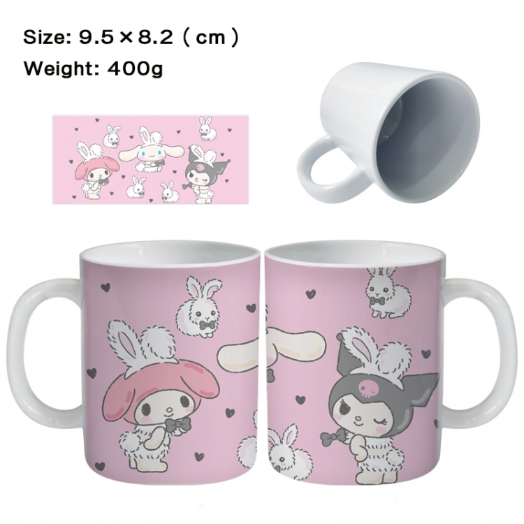 sanrio Anime peripheral ceramic cup tea cup drinking cup 9.5X8.2cm